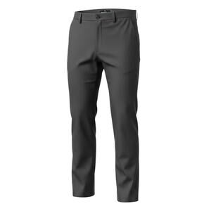 Grand Slam Golf Men's Performance Pants Gray 34x32 Stretch Flat Front